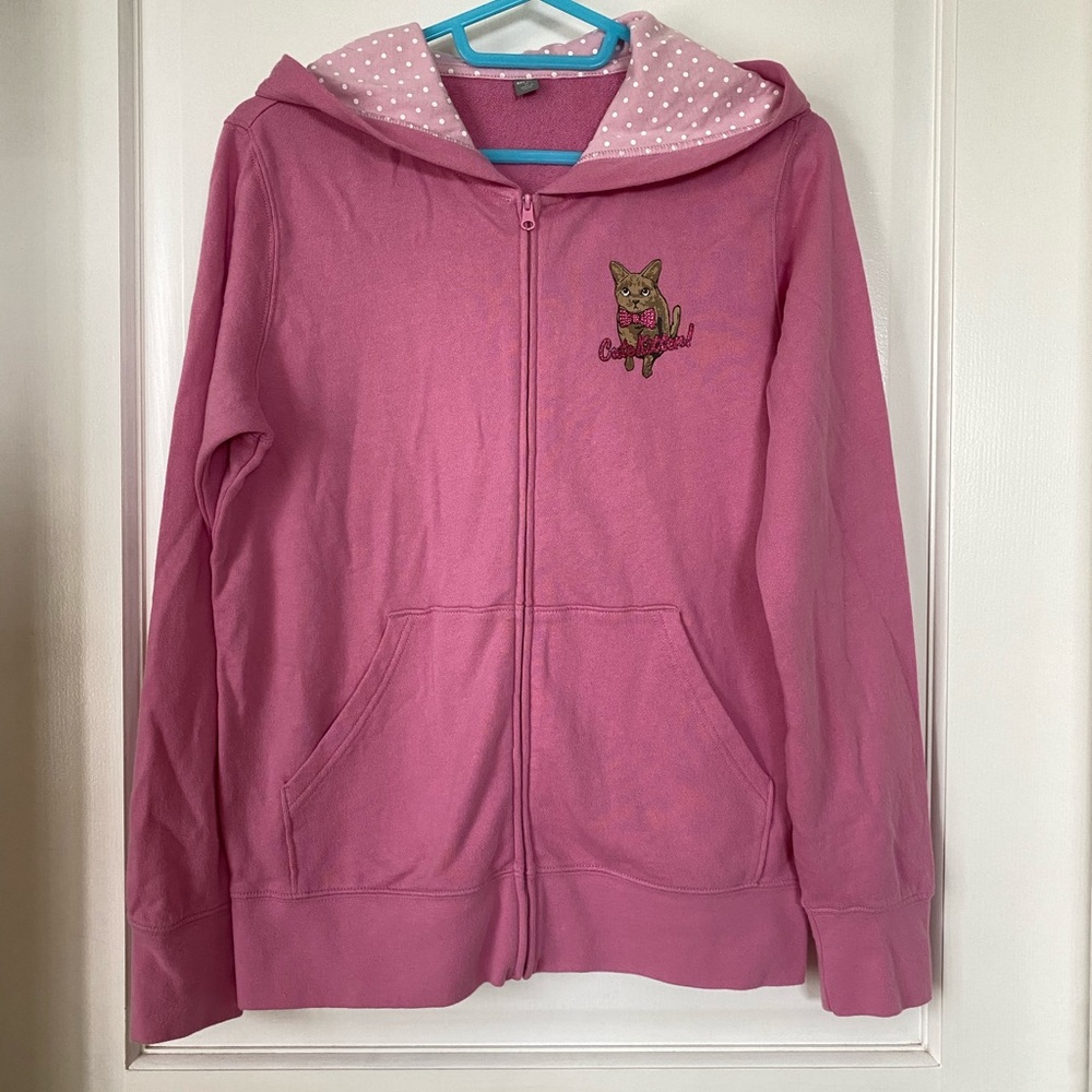 Uniqlo girls zipper hoodie